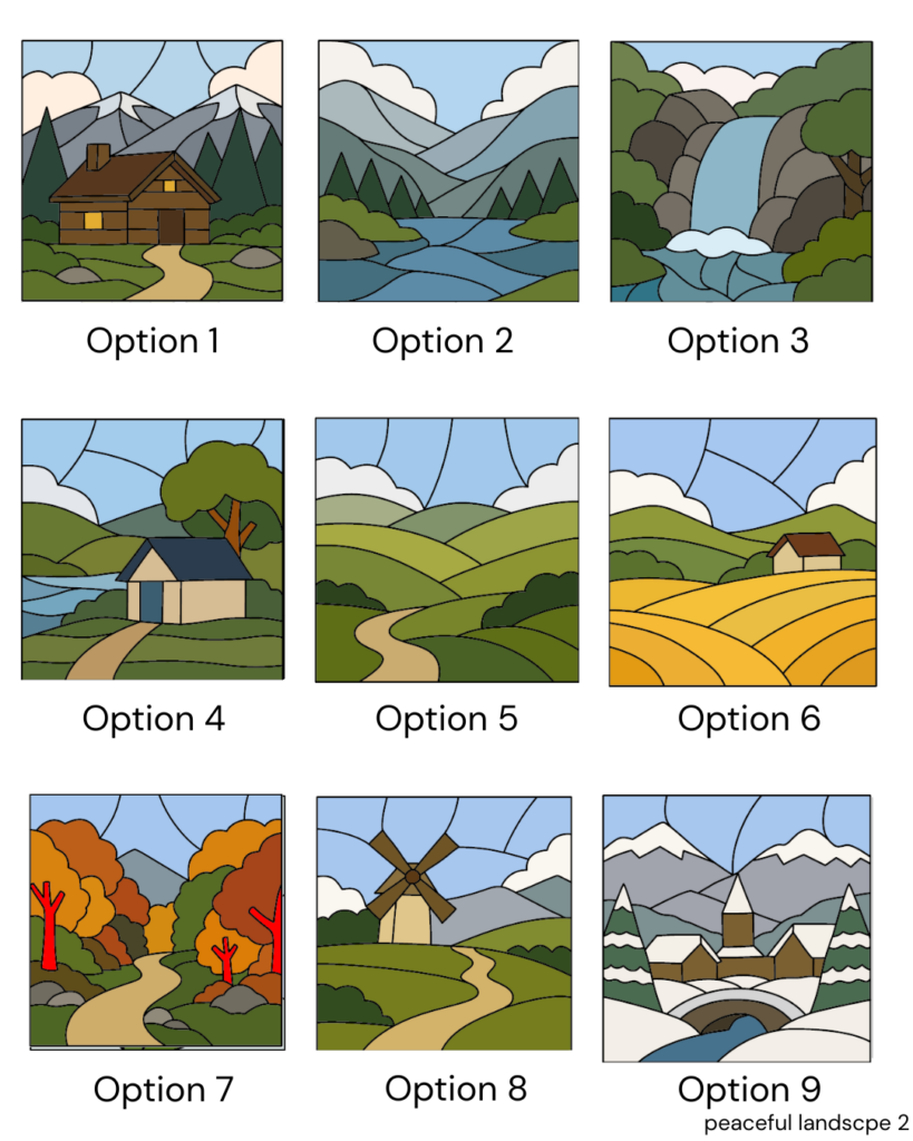 Peaceful Landscape 1 Kinusaiga Kit